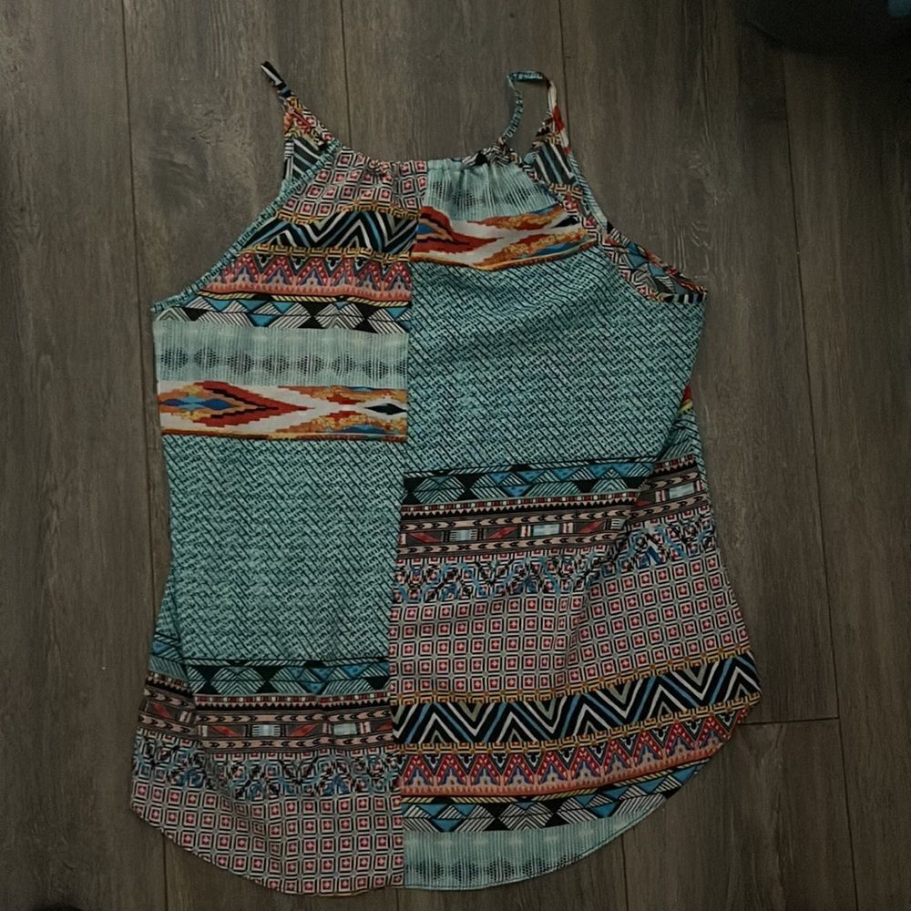 A.Byer Tank Multicolor sz Large - Picture 3 of 3